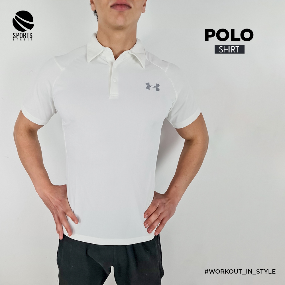 UA AN 3018 White Polo